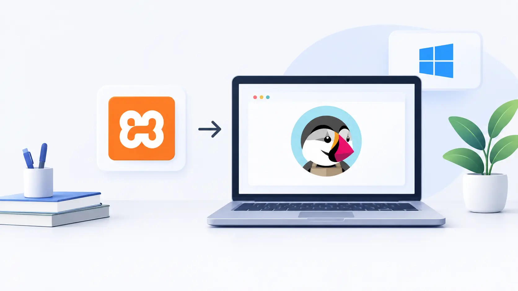 آموزش نصب پرستاشاپ در ویندوز با زمپ xampp